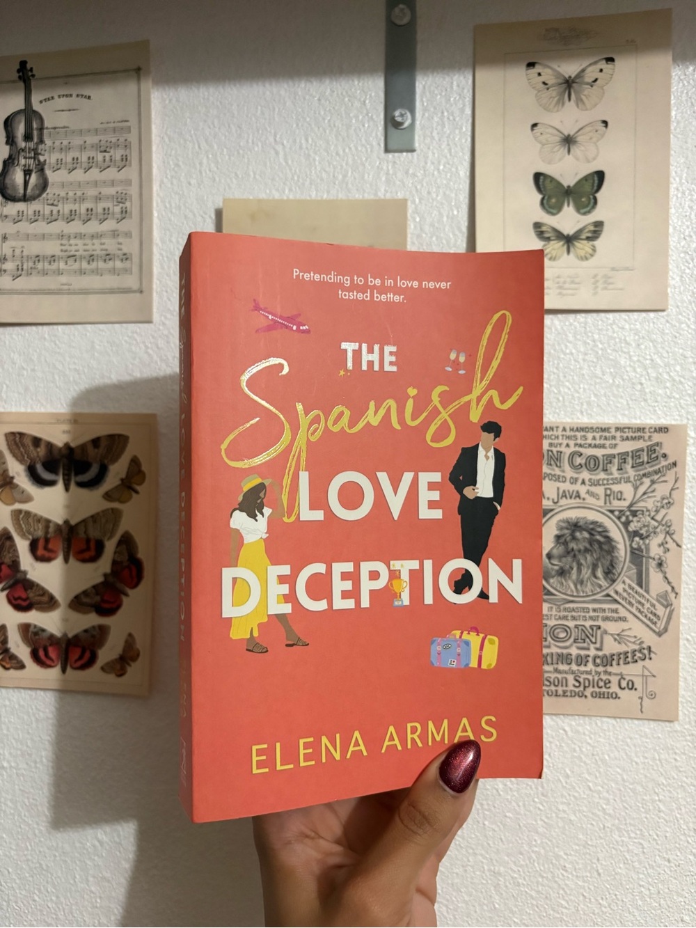 The Spanish Love Deception Paperback - Coral Cover by
